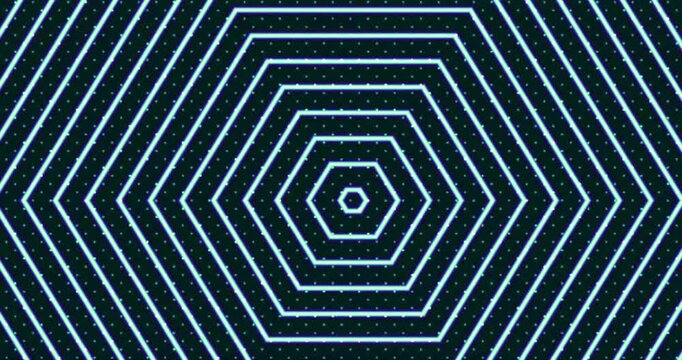 Geometric Patterns with Hexagons and Lines.
