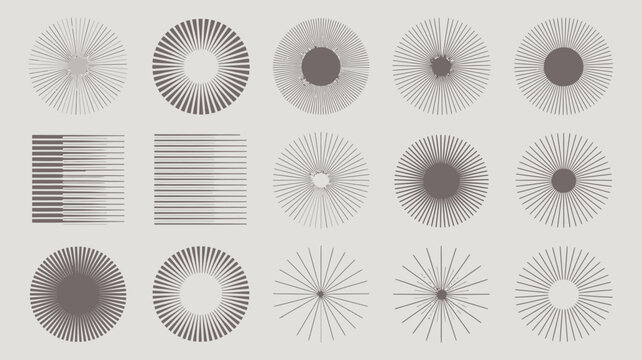 An array of abstract circular and linear patterns fills the frame utilizing variations in density and line orientation high quality professional detailed modern elegant stylish clean