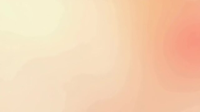 Soft warm pastel gradient background with gentle peach pink tones evoking calm warmth and subtle