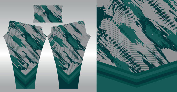 Abstract background style for sports leggings