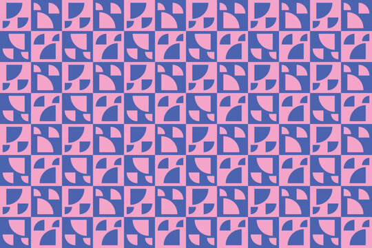 Circle Shapes and Designs Pink Colors Geometric Pattern Abstract Background Geometric Background