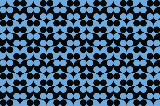 Blue Colors Geometric Pattern Abstract Background Geometric Background Circle Shapes and Designs 