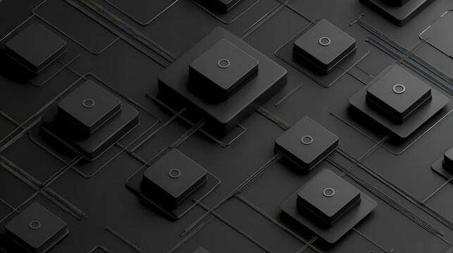 Advanced 3D Semiconductor Architecture with Central Processor and Distributed Microchips for Quantum Computing and Data Processing