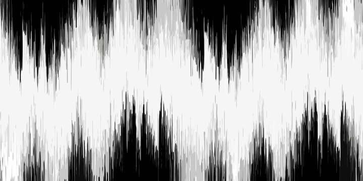 Abstract black and white texture resembling distorted vertical lines