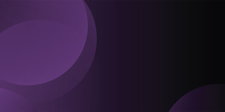 Abstract purple background with overlapping circles. The background is a gradient of purple, creating a smooth, modern texture. Minimal abstract circles vector gradient background