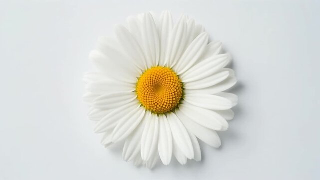 Close-up of a white daisy flower.