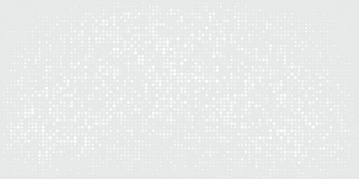 Abstract background with minimalist white digital data dot patterns.