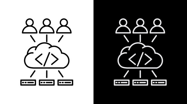 Multi Tenant White Icon Set Design