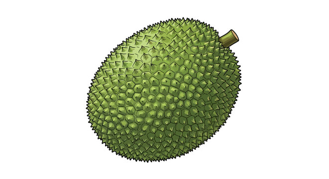 fresh green breadfruit