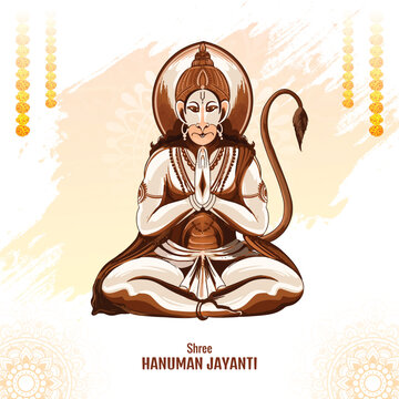 Shree hanuman jayanti celebrates the birth of lord hanuman