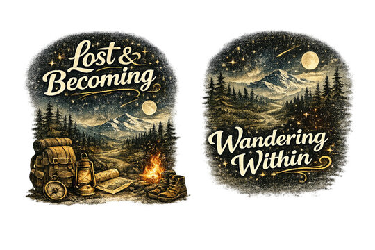 lost and wandering through nature, nature wandering journey, wilderness exploration concept, getting lost in nature, peaceful outdoor escape, forest wandering aesthetic, nature adventure theme, mindfu
