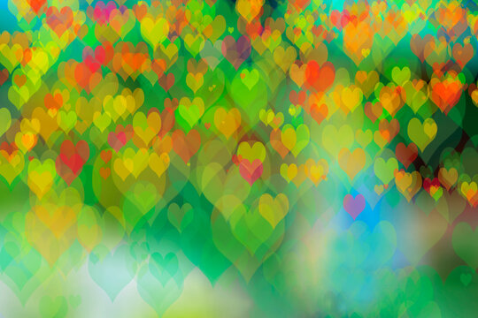 Bokeh blur background and abstract