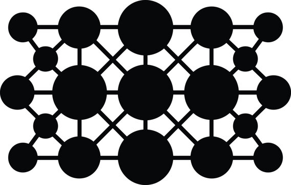 Black molecular structure on white background molecule molecular structure, molecule, atoms, bonds, black and white, science, chemistry, network, connections, nodes, lines, pattern, symbol, black, mol