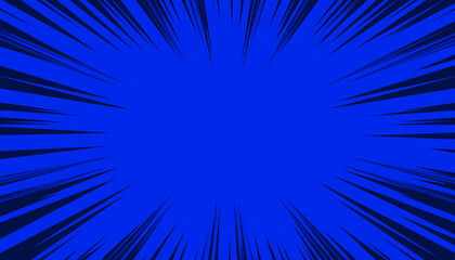 Obraz premium Sunbeam blue explosive comicbook cover background