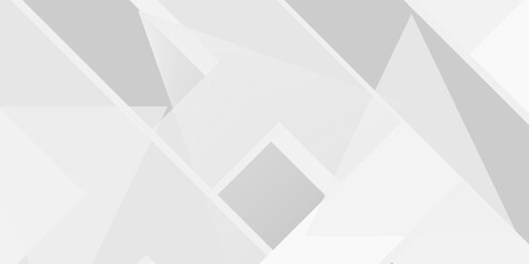 Obraz premium Abstract white background. Minimal geometric white light background abstract design.