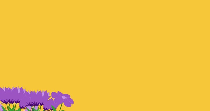yellow flowers background