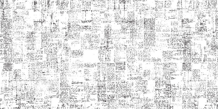 Distressed monochrome texture with horizontal lines and rectangular grid patterns