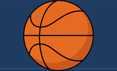 Obraz premium Basketball Sports Equipment Ball.