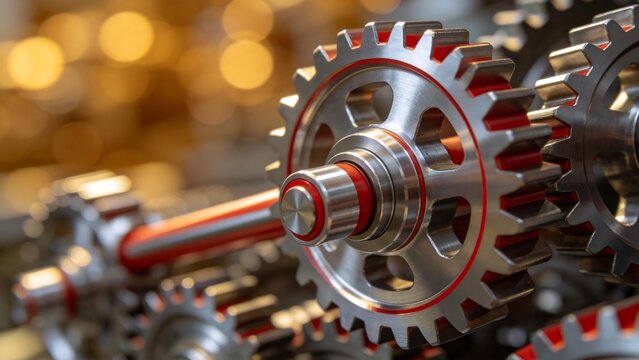 Metal gears in mechanical system