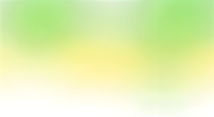 A soft and gentle gradient background featuring a smooth transition from a vibrant lime green at the top down to a warm sunny yellow and finally a clean white base © NoobCreaTion