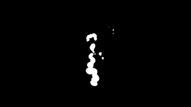 Splash FX smoke flash burst, sparkle FX cartoon elements, 2D flash hand drawn spark explosion, cartoon blast energy animation on black screen background.