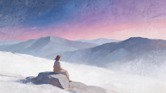 Lonely people, contemplation, doubt, life lows


