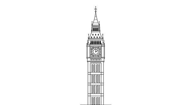 Big Ben London Tower.