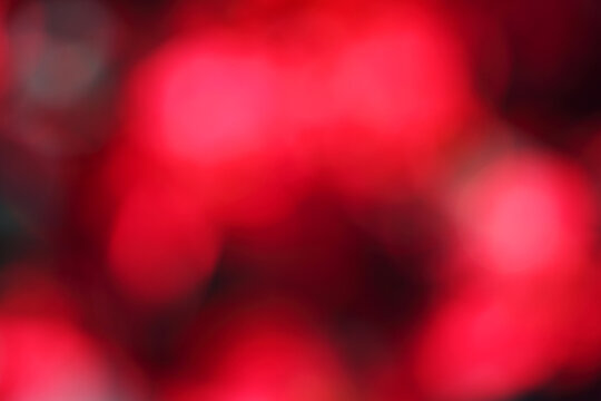 Soft Focus Abstract Red Background with Bokeh Effect for Design