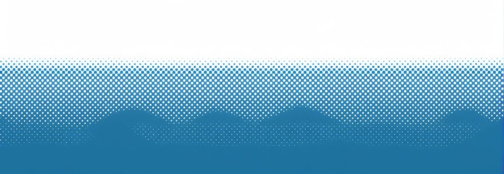 Modern light blue and white halftone pattern design element