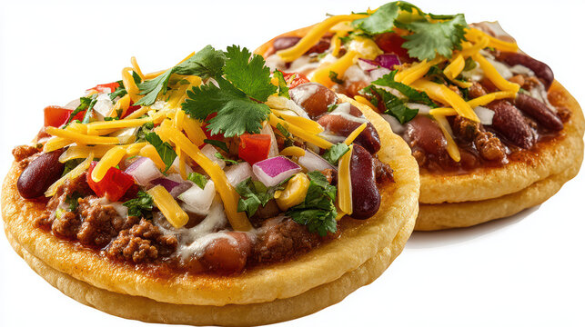 authentic mexican sopes with thick corn tortillas and toppings