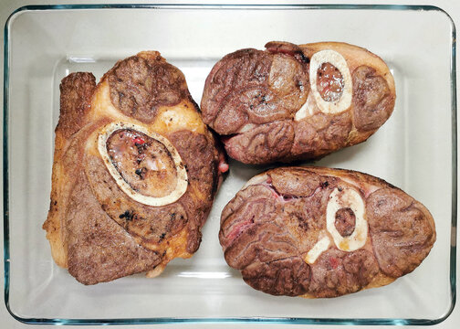 grilled meat on a plate