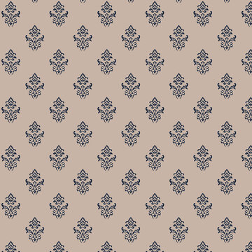 Ikat abstract geometric ethnic textile seamless pattern Decorative boho damask ethnic pattern