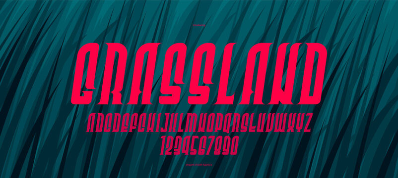 Modern luxury vector font, italic elegant display typeface in classic style best for logo and emblem creation, fashion typography classy and exclusive style, for titles and slogans.