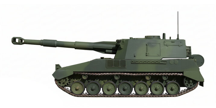 VCA 155mm SPH (Argentine 155mm tracked self-propelled howitzer, built on the basis of the TAP tank, which uses the Palmaria turret of Italian origin)