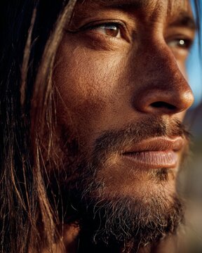 Capturing the deep gaze of Barnabas in natural light