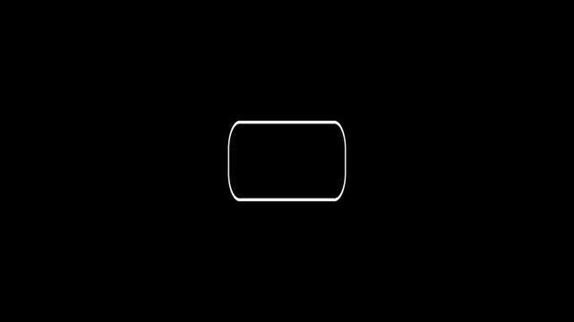 Animated Thank You for Watching Text with Like Comment and Subscribe Call to Action Buttons for Video Outro