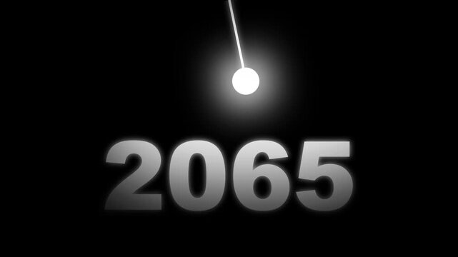2065 success concept text reveal with moving spotlight effect 4k ,  success and Business Growth Concept , Innovation 4k animation video.
