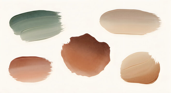 Makeup, foundation, eyeshadow, color swatches, beauty, cosmetics, skin tones