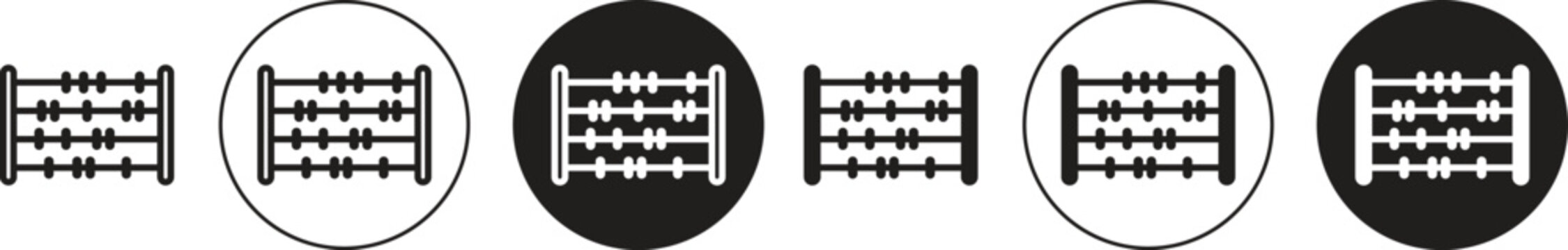 Abacus icon. flat illustration of vector icon for web UI UX