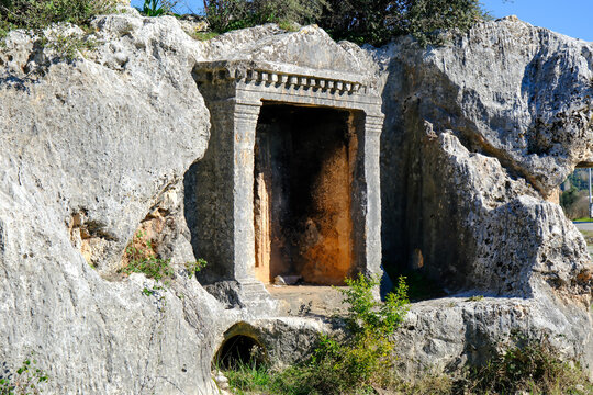 Archeological site of Araxa ancient city in Xanthos Valley