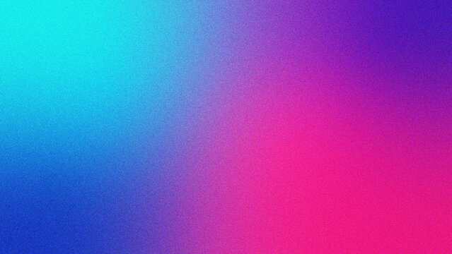 Blue and purple grainy gradient abstract background. Grainy gradient abstract background for web banner poster design, grain texture effect, copy space, Backdrop.
