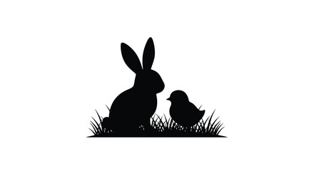 Heart shaped philodendron plant in a pot striking black silhouette © adobeamena