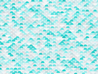 Art Deco Scallop Fan Elegant Decorative Texture Design © iushakovsky