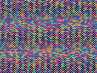 Decorative Semicircle Scale Pattern Trendy Fashion Texture © iushakovsky