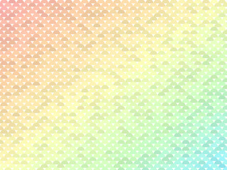 Fish Scale Mermaid Pattern Colorful Abstract Background Vector © iushakovsky