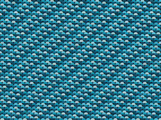 Overlapping Scale Pattern Bold Geometric Repeat Wallpaper © iushakovsky