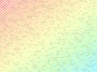 Decorative Semicircle Scale Pattern Trendy Fashion Texture © iushakovsky