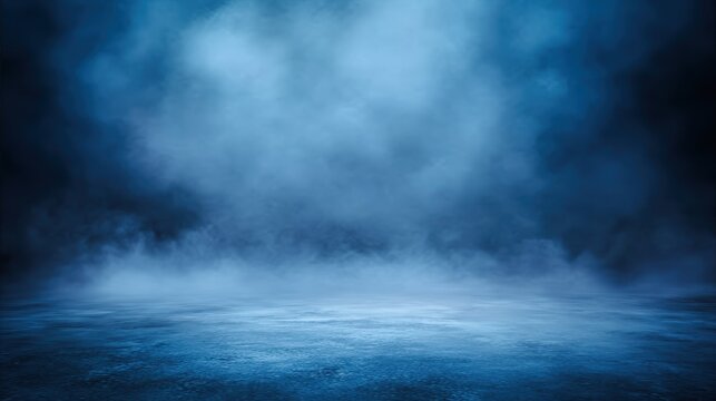 Smooth gradient blue background from light to dark, perfect for use in studio portraits, video calls, or as a backdrop for professional headshots.