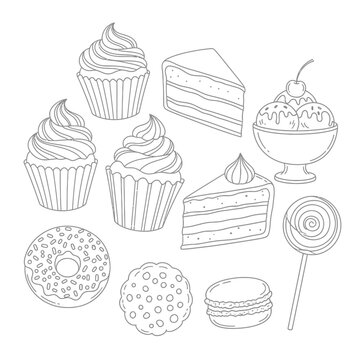 A collection of sweet treats and desserts