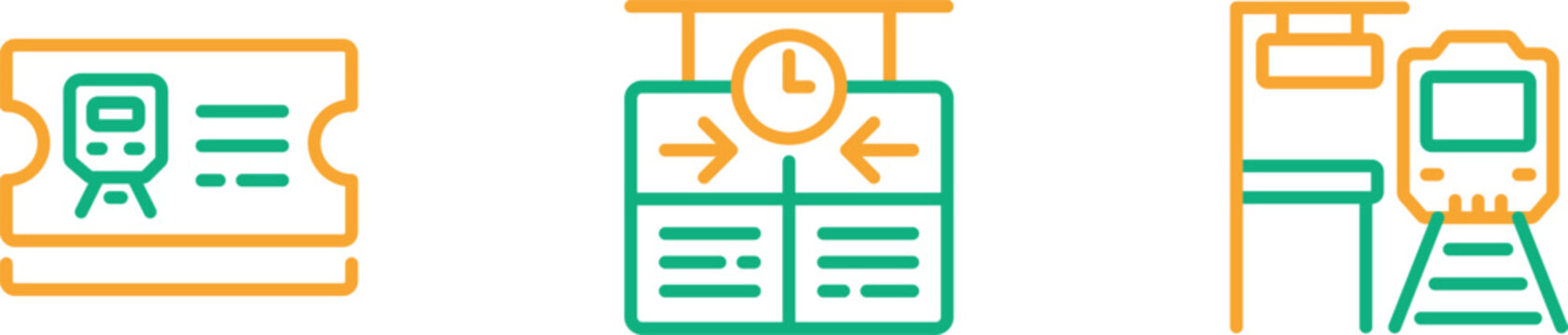 Educational icons representing different learning and teaching methods